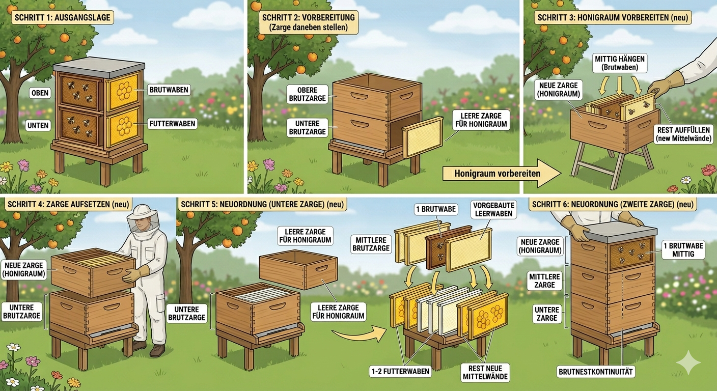 Der perfekte Start in die Tracht: Unsere Honigraum-Vorbereitung mit System